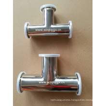 3A 304/316L Sanitary Stainless Steel Clamped Equal Tee